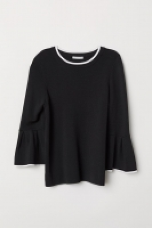 HM  Flounce-sleeved jumper
