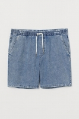 HM  Elasticated denim shorts