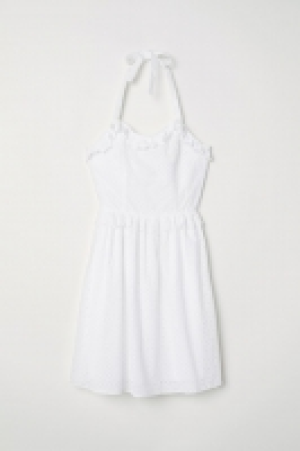 HM  Embroidered halterneck dress