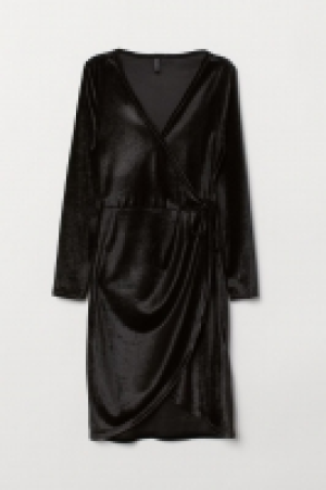 HM  Velour wrap dress