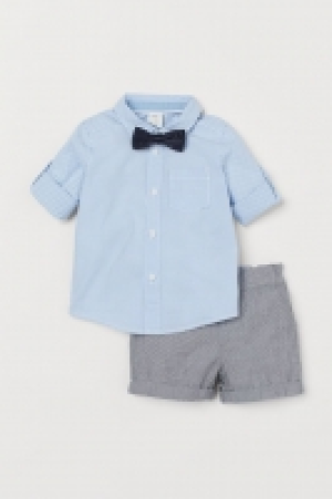 HM  Shirt with bow tie and shorts