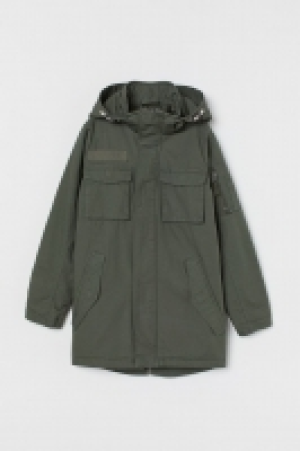 HM  Padded cotton parka