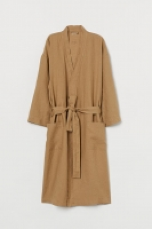 HM  Washed linen dressing gown