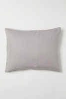 HM  Washed linen pillowcase