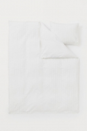 HM  Seersucker duvet cover set