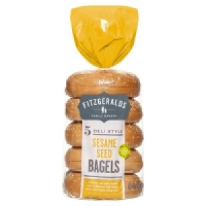 Fitzgeralds 5 Sesame Bagels 425g 1.50 €