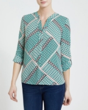 Patchwork Geo Blouse