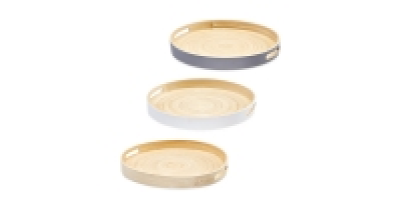 Kirkton House Round Bamboo Tray 35cm