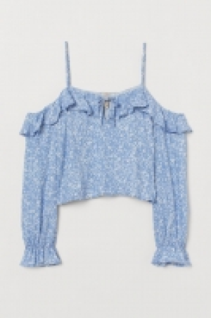 Patterned cold shoulder blouse 8.00 €