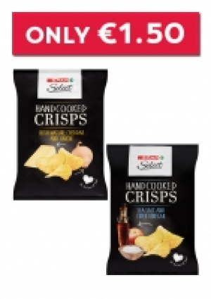 SPAR SELECT HANDCOOKED CRISPS ONLY 1.50