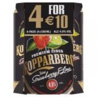 EuroSpar Kopparberg Strawberry & Lime Can Multipack