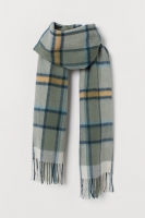 HM  Checked wool scarf