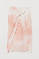 HM  Batik-patterned lyocell skirt