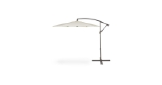 Aldi  Cream Cantilever Garden Parasol