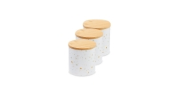 Terrazzo Kitchen Storage Tin 3 Pack