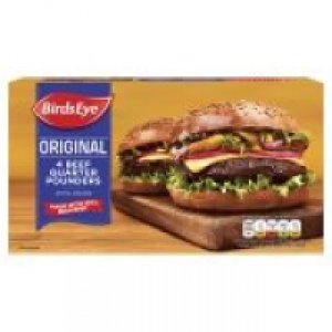 EuroSpar Birds Eye Beef Quarter Pounders with Onion