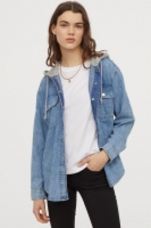 HM  Hooded shirt jacket