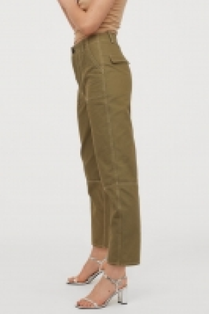 Cotton ankle-length trousers 9.99 €