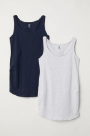 HM  MAMA 2-pack jersey vest tops