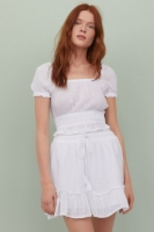 HM  Short cotton skirt