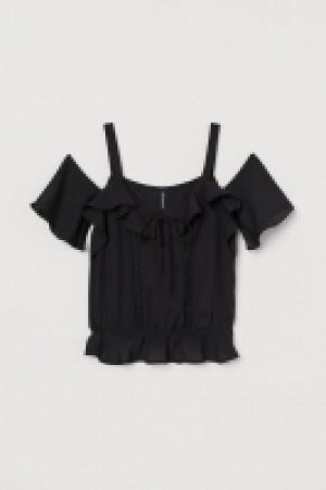 Flounced cold shoulder blouse 12.99 €