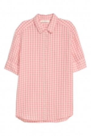 HM  Textured-weave shirt