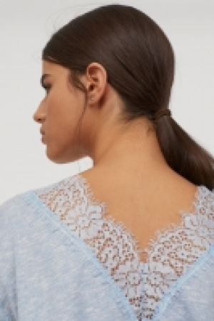 Lace-trimmed V-neck jumper 12.99 €