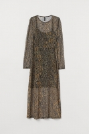 Patterned mesh dress 14.99 €