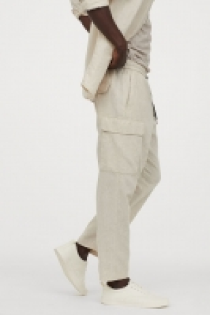 Linen-blend cargo trousers 19.99 €
