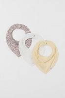 HM  3-pack cotton triangle scarves