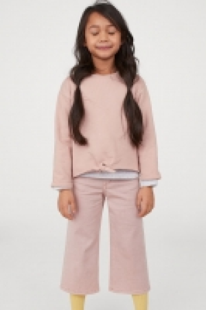 HM  Tie-hem sweatshirt