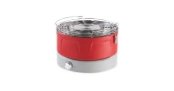 Red Portable Charcoal BBQ