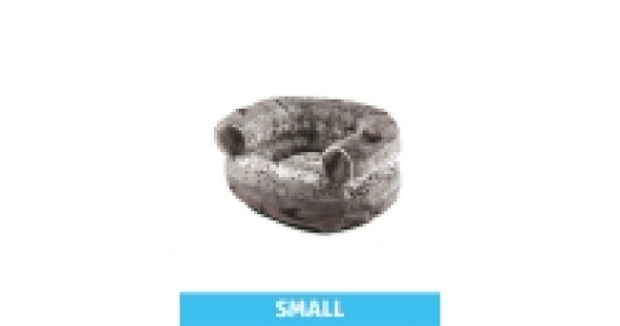 Small Patterned Plush Pet Chair Bed