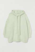 HM  Knitted hooded jumper