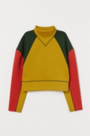 HM  Block-coloured scuba top