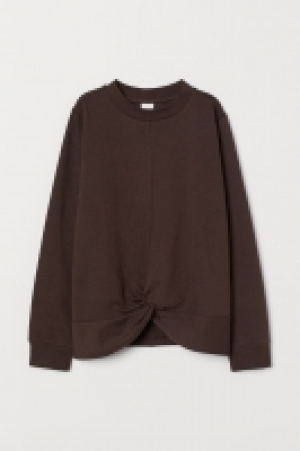 HM  Knot-detail sweatshirt