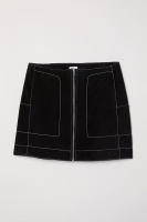 HM  Short suede skirt