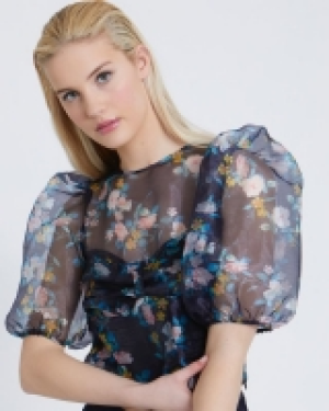 Dunnes Stores  Savida Organza Print Top