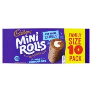 Cadbury Chocolate Mini Rolls 10 Pack 265g 2.00 €