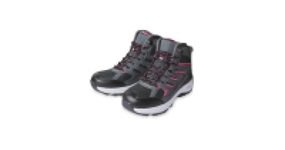 Ladies/Mens Walking Boots Grey/Red