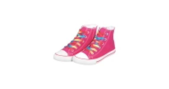 Aldi  Pink Canvas Trainers