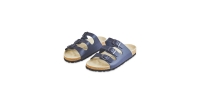 Aldi  Ladies Dark Blue Footbed Sandals