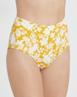 Ditsy High Waist Bikini Bottoms