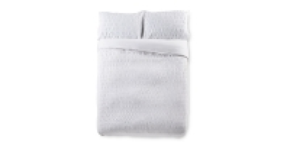 King White Stripe Cotton Duvet Set