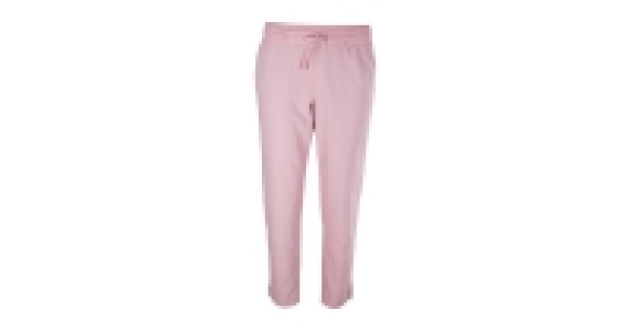 Ladies Pink Linen Blend Trousers