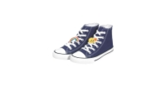 Navy Canvas Trainers