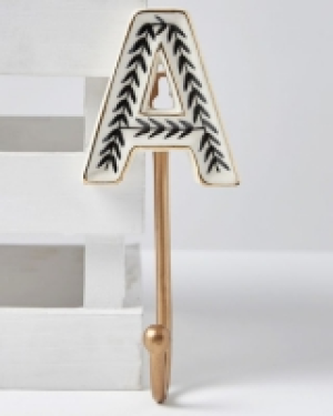 Carolyn Donnelly Eclectic Alphabet Ceramic Hook