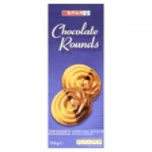 EuroSpar Spar Chocolate Rounds Shortcake Biscuits