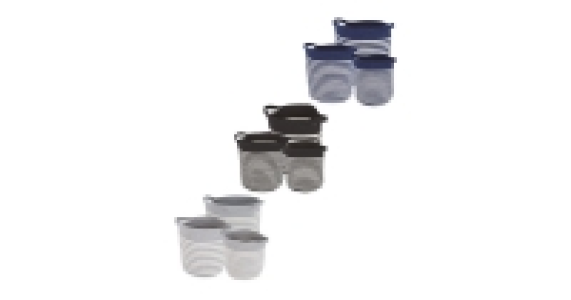 Fabric Storage Bucket 3 Pack
