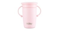 Aldi  Nuby Pink Stainless Steel Cup